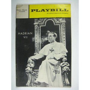 Hadrian VII Playbill September 1969 Alec McCowen Neil Fitzgerald Truman Gaige